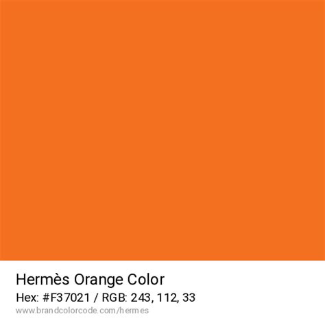 Hermes orange colors